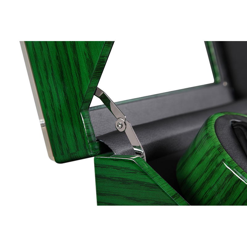 Green & Transparent Double Watch Winders (Winding 4 Watches)